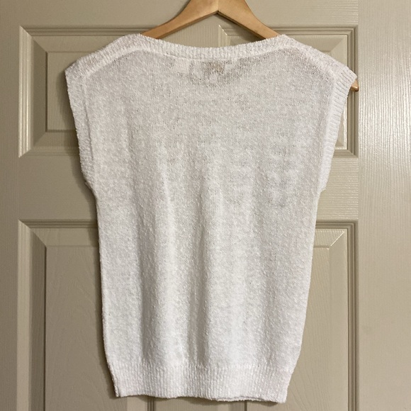 Marella crochet knit sleeveless sweater. Size M - Picture 5 of 5